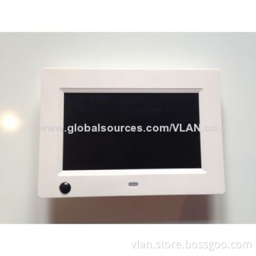7-inch digital photo frames with video playback and human body IR sensorNew